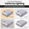 image:imageGold CASE Throw Blanket for Couch  100 Recycled Cotton  Retro Throw Blankets for Living Room Bed amp Outdoor  Decorative Boho Blankets amp Throws  Soft Couch Drape  Grey 60x80Elegant Grey