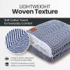 image:imageGold CASE Throw Blanket for Couch  100 Recycled Cotton  Retro Throw Blankets for Living Room Bed amp Outdoor  Decorative Boho Blankets amp Throws  Soft Couch Drape  Grey 60x80Elegant Navy Blue