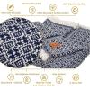 image:imageGold CASE Throw Blanket for Couch  100 Recycled Cotton  Retro Throw Blankets for Living Room Bed amp Outdoor  Decorative Boho Blankets amp Throws  Soft Couch Drape  Grey 60x80Retro Navy Blue