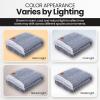 image:imageGold CASE Throw Blanket for Couch  100 Recycled Cotton  Retro Throw Blankets for Living Room Bed amp Outdoor  Decorative Boho Blankets amp Throws  Soft Couch Drape  Grey 60x80Elegant Navy Blue