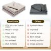 image:imageGold CASE Throw Blanket for Couch  100 Recycled Cotton  Retro Throw Blankets for Living Room Bed amp Outdoor  Decorative Boho Blankets amp Throws  Soft Couch Drape  Grey 60x80Vintage Beige