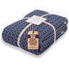 image:imageGold CASE Throw Blanket for Couch  100 Recycled Cotton  Retro Throw Blankets for Living Room Bed amp Outdoor  Decorative Boho Blankets amp Throws  Soft Couch Drape  Grey 60x80Retro Navy Blue