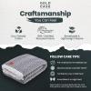image:imageGold CASE Throw Blanket for Couch  100 Recycled Cotton  Retro Throw Blankets for Living Room Bed amp Outdoor  Decorative Boho Blankets amp Throws  Soft Couch Drape  Grey 60x80Elegant Black