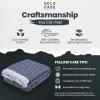 image:imageGold CASE Throw Blanket for Couch  100 Recycled Cotton  Retro Throw Blankets for Living Room Bed amp Outdoor  Decorative Boho Blankets amp Throws  Soft Couch Drape  Grey 60x80Retro Navy Blue