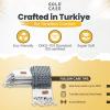 image:imageGold CASE Turkish Hand Towels for Bathroom Set of 420x40100 Cotton Bathroom Hand Towels  Zeus Towel for Spa Face Tea amp Dishcloth  Decorative Cloth  DarkMustardBlack