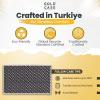 image:imageGold CASE Turkish Hand Towels for Bathroom Set of 420x40100 Cotton Bathroom Hand Towels  Zeus Towel for Spa Face Tea amp Dishcloth  Decorative Cloth  DarkMustardBlack