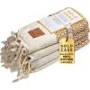 image:imageGold CASE Turkish Hand Towels for Bathroom Set of 420x40100 Cotton Bathroom Hand Towels  Zeus Towel for Spa Face Tea amp Dishcloth  Decorative Cloth  DarkMustardDark Mustard