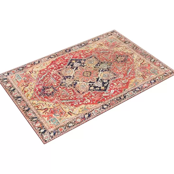 Livabliss Alfons Medallion Oriental Area Rug5 x 76quotRedGoldRedGold