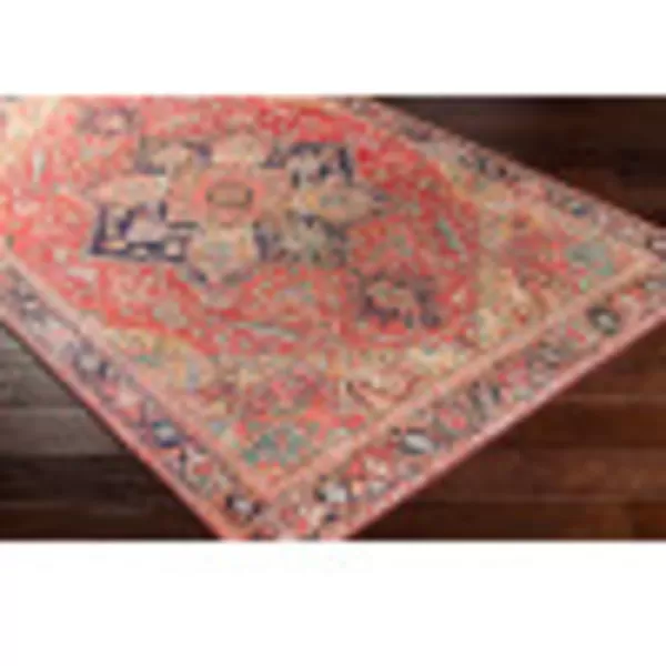 Livabliss Alfons Medallion Oriental Area Rug5 x 76quotRedGoldRedGold