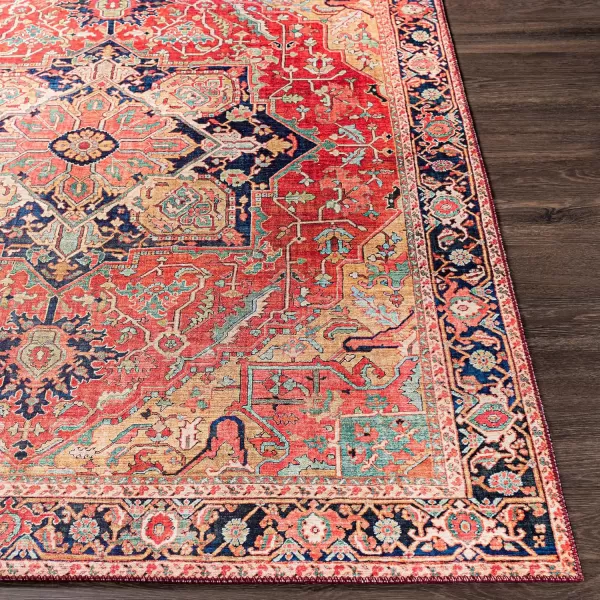 Livabliss Alfons Medallion Oriental Area Rug5 x 76quotRedGoldRedGold