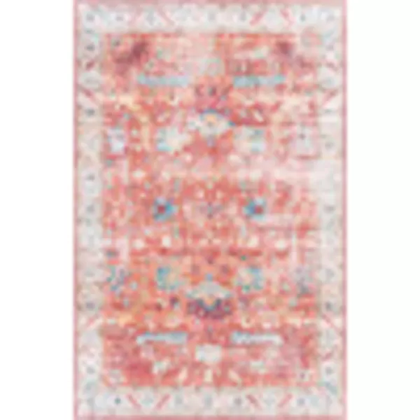 Artistic Weavers Xavi Oriental Border Area Rug 5 x 76quot RedRed