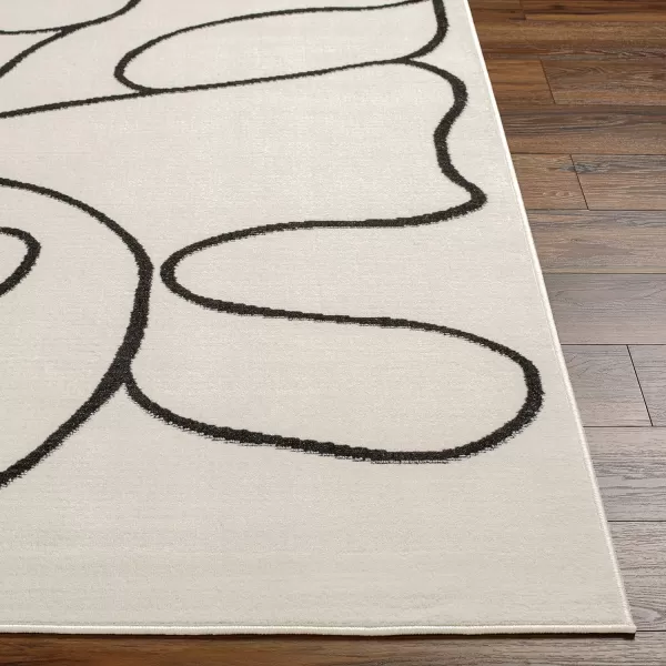 Artistic Weavers Pisa Modern Abstract Area Rug411 x 7Cream5 x 7