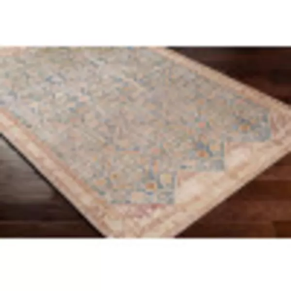 Artistic Weavers Raul Vintage Oriental Area Rug 5 x 76quot Bright BlueCream