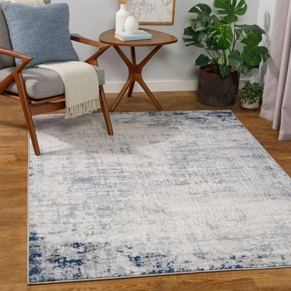 Artistic Weavers Tallie Industrial Modern Area Rug 910 x 14 Dark BlueMedium Gray