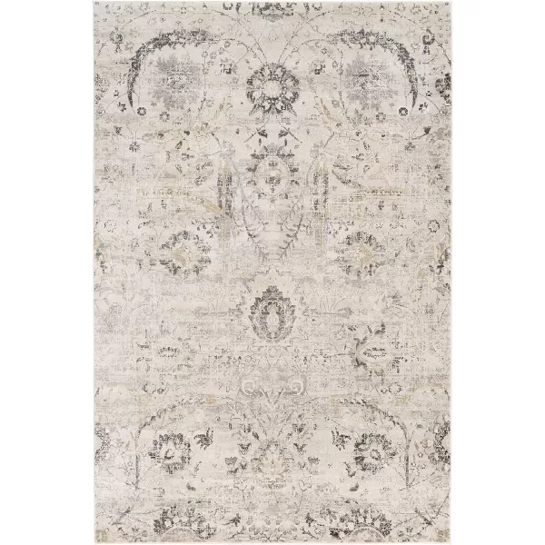 Inkeri Updated Traditional Area Rug53 x 73Light GrayBeige