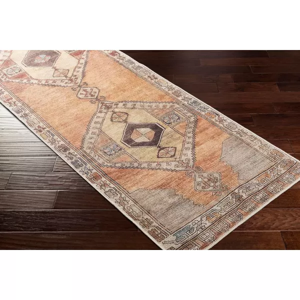 Livabliss Caroline Vintage Bohemian Runner Area Rug27quot x 73quot Camel