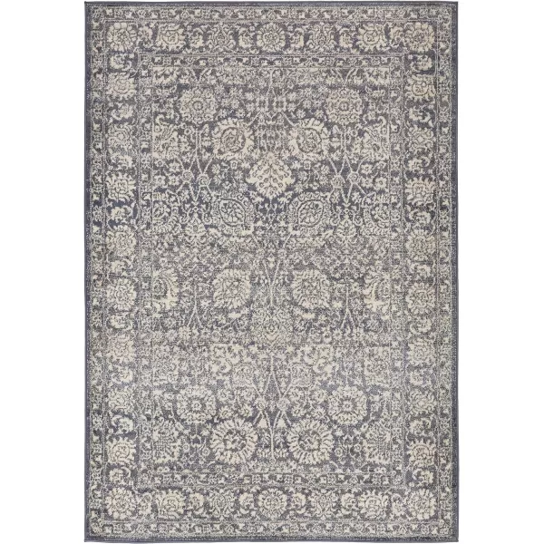 Livabliss Violeta Area Rug 53 x 73 BeigeBlue