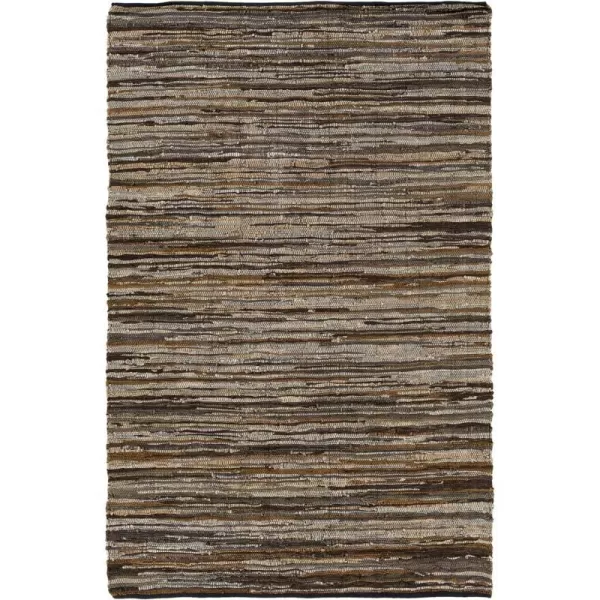 Artistic Weavers Log Cabin Area Rug 5 x 76 Brown BrownBrown  Brown