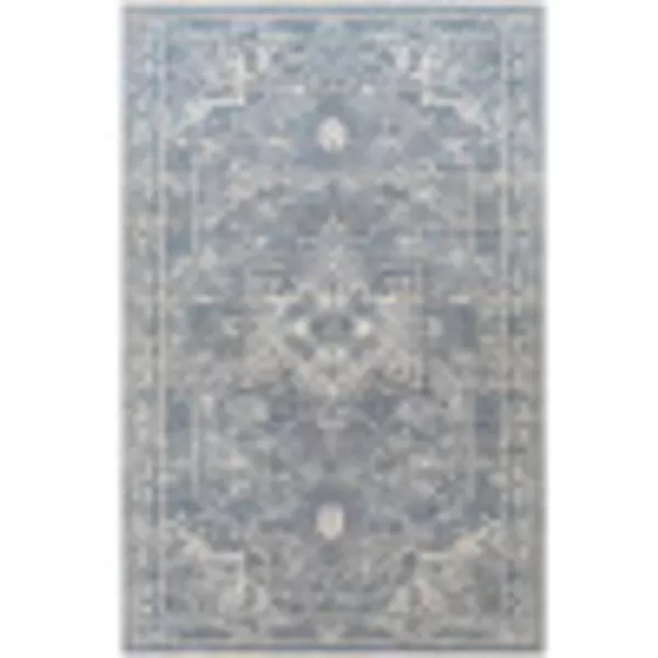 Artistic Weavers Angwin Vintage Floral Area Rug 5 x 79 CreamDark Blue