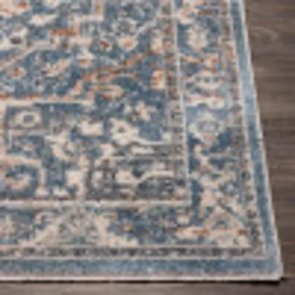 Artistic Weavers Angwin Vintage Floral Area Rug 5 x 79 CreamLight Blue