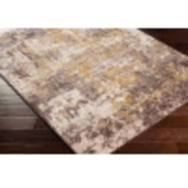 Artistic Weavers Jola Abstract Shag Area Rug 52 x 7 Medium BrownMustardMedium Brown Mustard