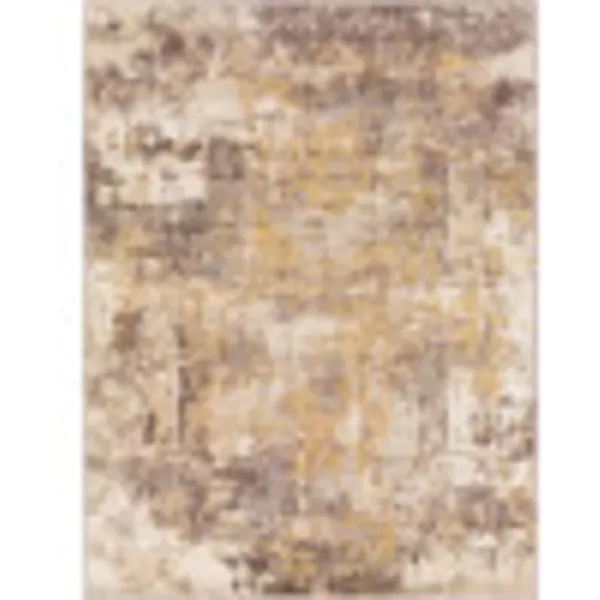 Artistic Weavers Jola Abstract Shag Area Rug 52 x 7 Medium BrownMustardMedium Brown Mustard