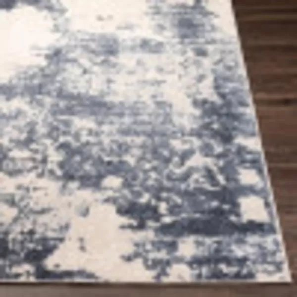 Artistic Weavers Lolly Modern Abstract Area Rug 53 x 73 Black53 x 73 Navy