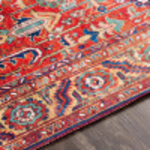 Artistic Weavers Rawle Oriental Border Area Rug76 x 96RedArtistic Weavers Rawle Oriental Border Area Rug76 x 96Red