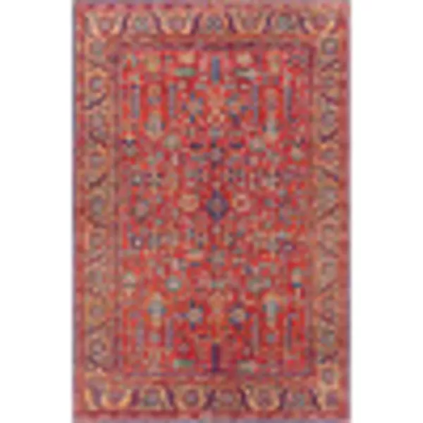 Artistic Weavers Rawle Oriental Border Area Rug76 x 96RedArtistic Weavers Rawle Oriental Border Area Rug76 x 96Red