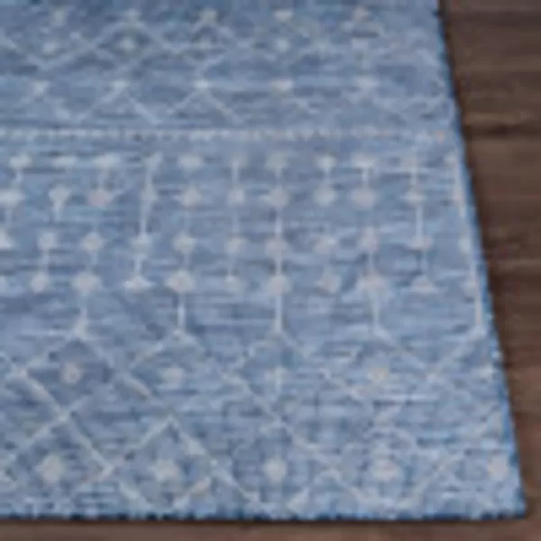 Artistic Weavers Riva Outdoor Global Area Rug 26 x 73 Dark GrayBlue