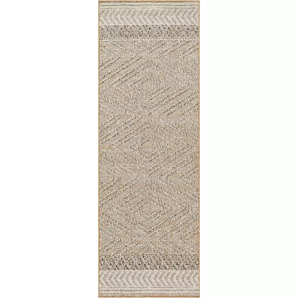 Artistic Weavers Sarasota Bohemian Outdoor Area Rug 2 x 39 BlackTaupe