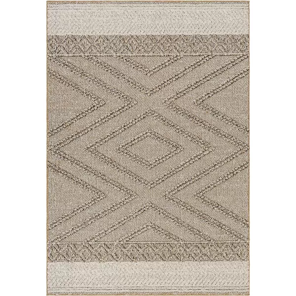 Artistic Weavers Sarasota Bohemian Outdoor Area Rug 2 x 39 BlackTaupe