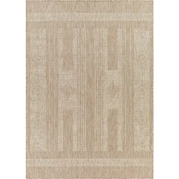 Artistic Weavers Sawyer Global Boho Moroccan Outdoor Area Rug 53 x 7 KhakiArtistic Weavers Sawyer Global Boho Moroccan Outdoor Area Rug 53 x 7 Khaki