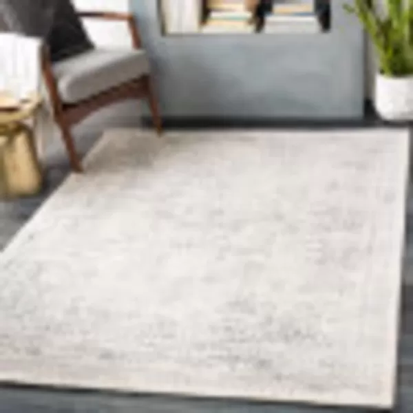 Livabliss Klaudia Trellis Modern Area Rug1110 x 15Light GreyLight Grey