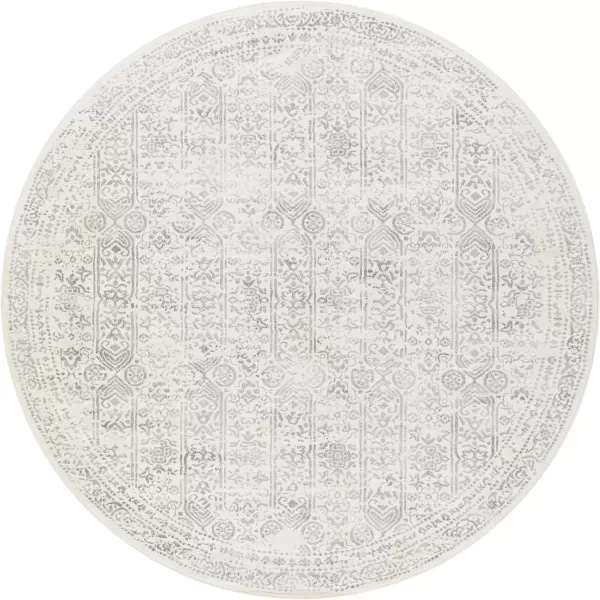 Livabliss Klaudia Trellis Modern Area Rug1110 x 15Light GreyLight Grey