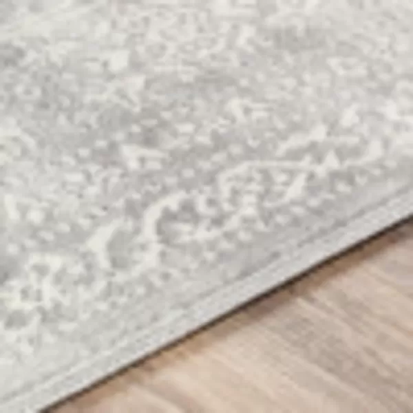 Livabliss Klaudia Trellis Modern Area Rug1110 x 15Light GreyMedium Grey