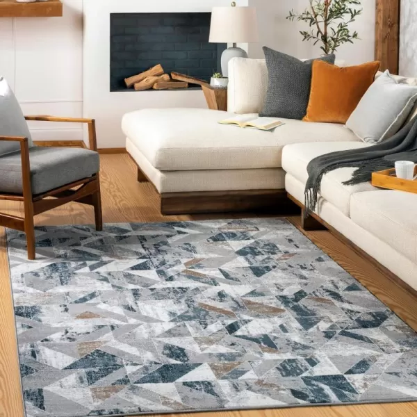 Artistic Weavers Allegro Modern Geometric Area Rug53 x 7Light GreyArtistic Weavers Allegro Modern Geometric Area Rug53 x 7Light Grey