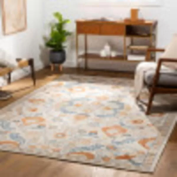 Artistic Weavers Ashnan Vintage Floral Area Rug 5 x 7 Burnt OrangeArtistic Weavers Ashnan Vintage Floral Area Rug 5 x 7 Burnt Orange