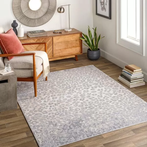 Artistic Weavers Perception Modern Leopard Area Rug52 x 7Gray52 x 7