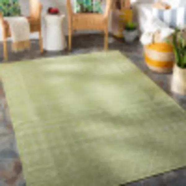 Artistic Weavers Riva Outdoor Global Area Rug 26 x 73 Dark GrayGreen