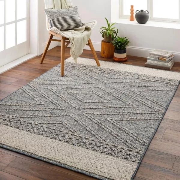 Artistic Weavers Sarasota Bohemian Outdoor Area Rug 2 x 39 BlackDenim