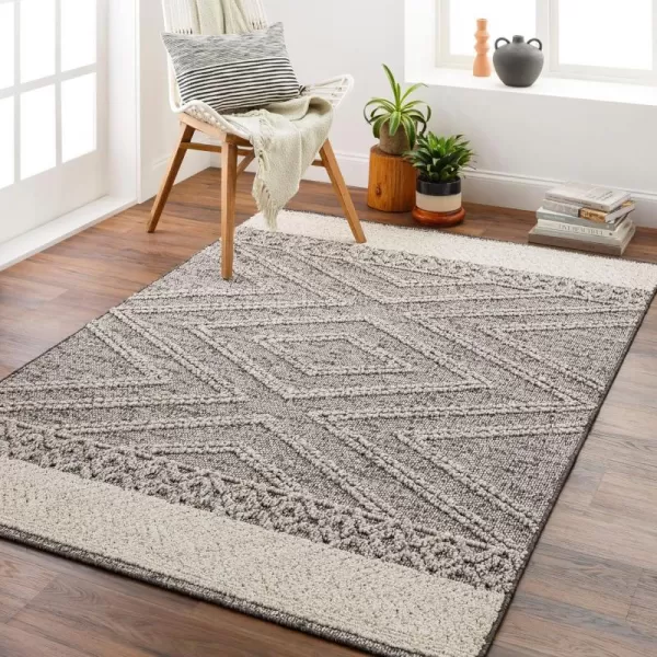 Artistic Weavers Sarasota Bohemian Outdoor Area Rug 2 x 39 BlackTanBlack