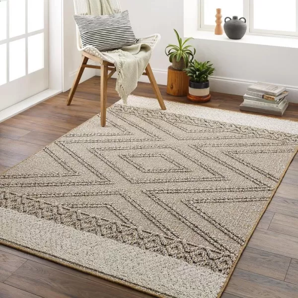 Artistic Weavers Sarasota Bohemian Outdoor Area Rug 2 x 39 BlackTaupe