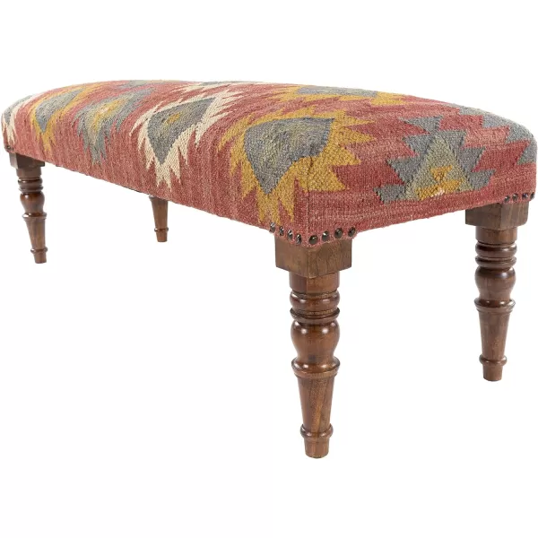 Artistic Weavers Otero Upholstered Bench 48 x 16 x 18 RedArtistic Weavers Otero Upholstered Bench 48 x 16 x 18 Red