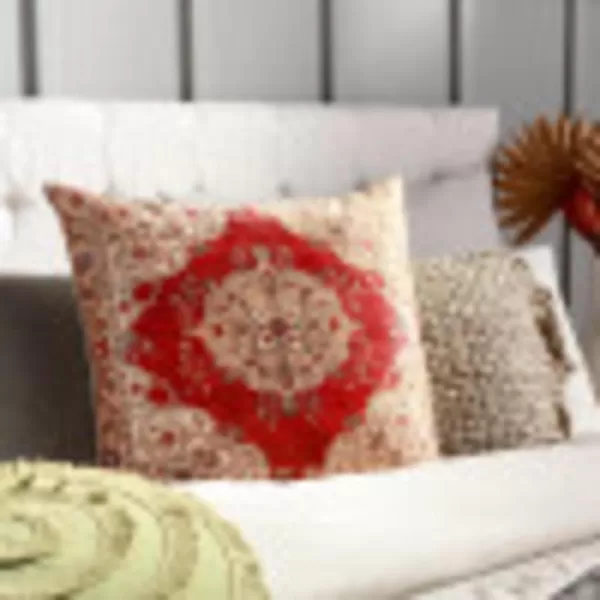 Artistic Weavers Juneau Pillow H x 20 W Red14H x 22W No Fill Red