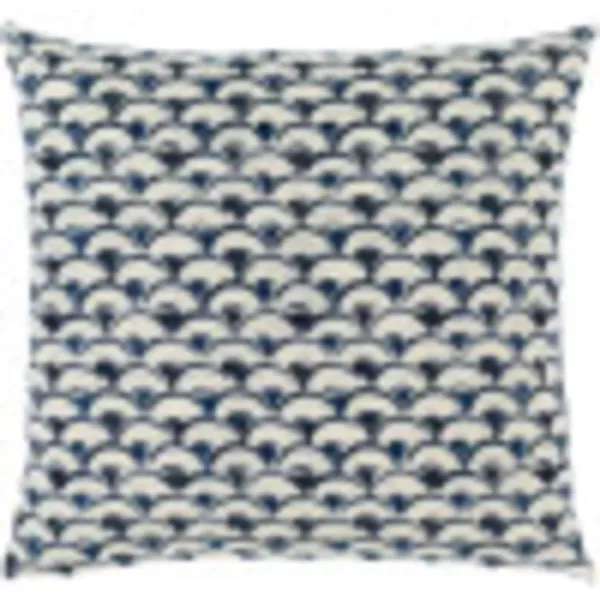 Artistic Weavers Killian 22 x 22 Pillow Cover Bright Blue Navy IvoryArtistic Weavers Killian 22 x 22 Pillow Cover Bright Blue Navy Ivory