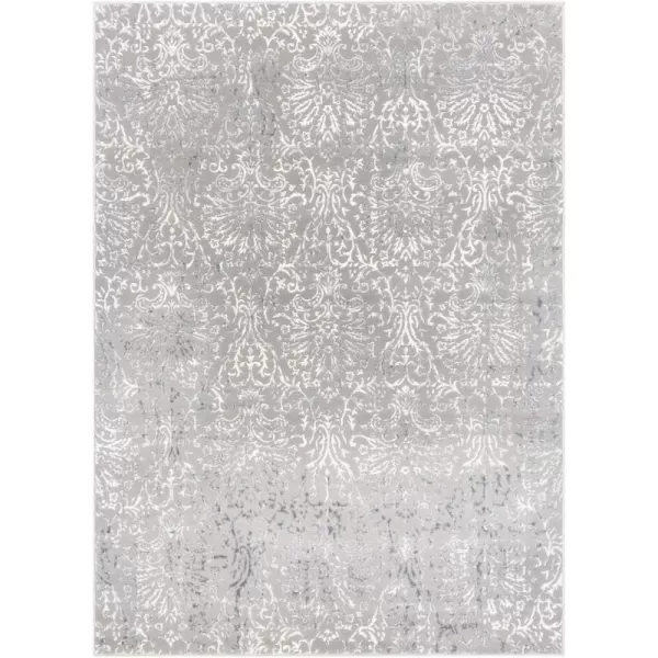 Artistic Weavers Lafayette Gray and Navy Updated Traditional 710 x 103 Area Rug53 x 73 Grey