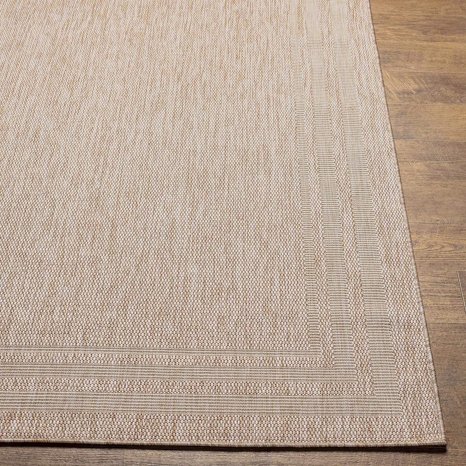 Artistic Weavers Sawyer Cottage Border Outdoor Area Rug 53 x 7 KhakiArtistic Weavers Sawyer Cottage Border Outdoor Area Rug 53 x 7 Khaki