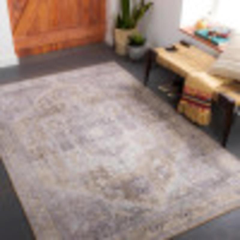 imageArtistic Weavers Bree Vintage Medallion Area Rug 5 x 76 Beige36 x 56 GoldCharcoal