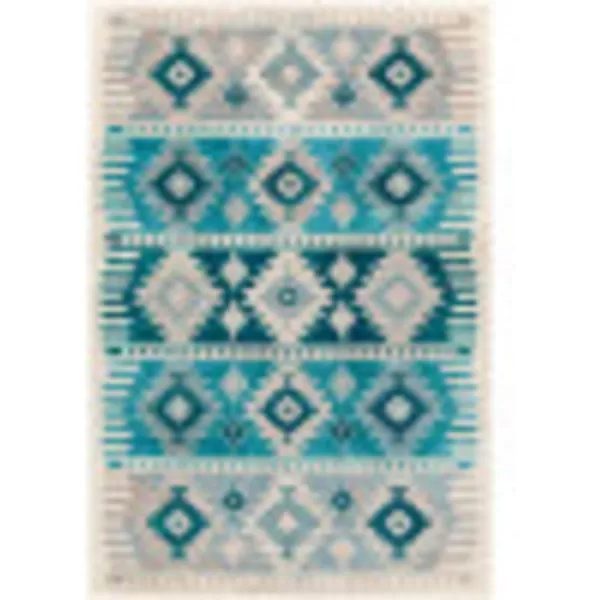 ARTISTIC WEAVERS Hepburn Area Rug 7 ft 10 in x 11 ft 2 in Camel1 ft 10 in x 2 ft 11 in Aqua